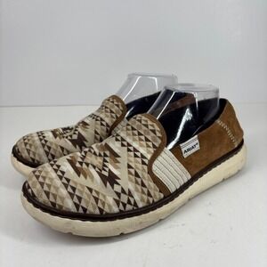 Ariat Ryder Cruiser Women's US 10B Tan Diamond Aztec Casual Slip-On Shoes Loafer